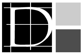 Geom. Delugan Logo Simbolo NERO
